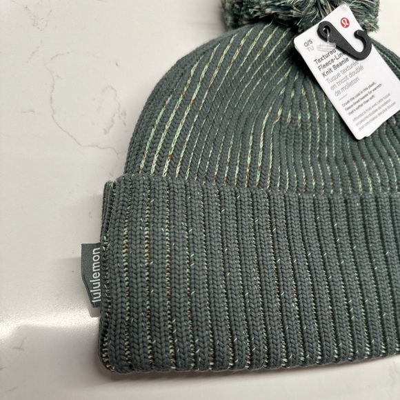 Lululemon textured fleece lined knit beanie main image 4